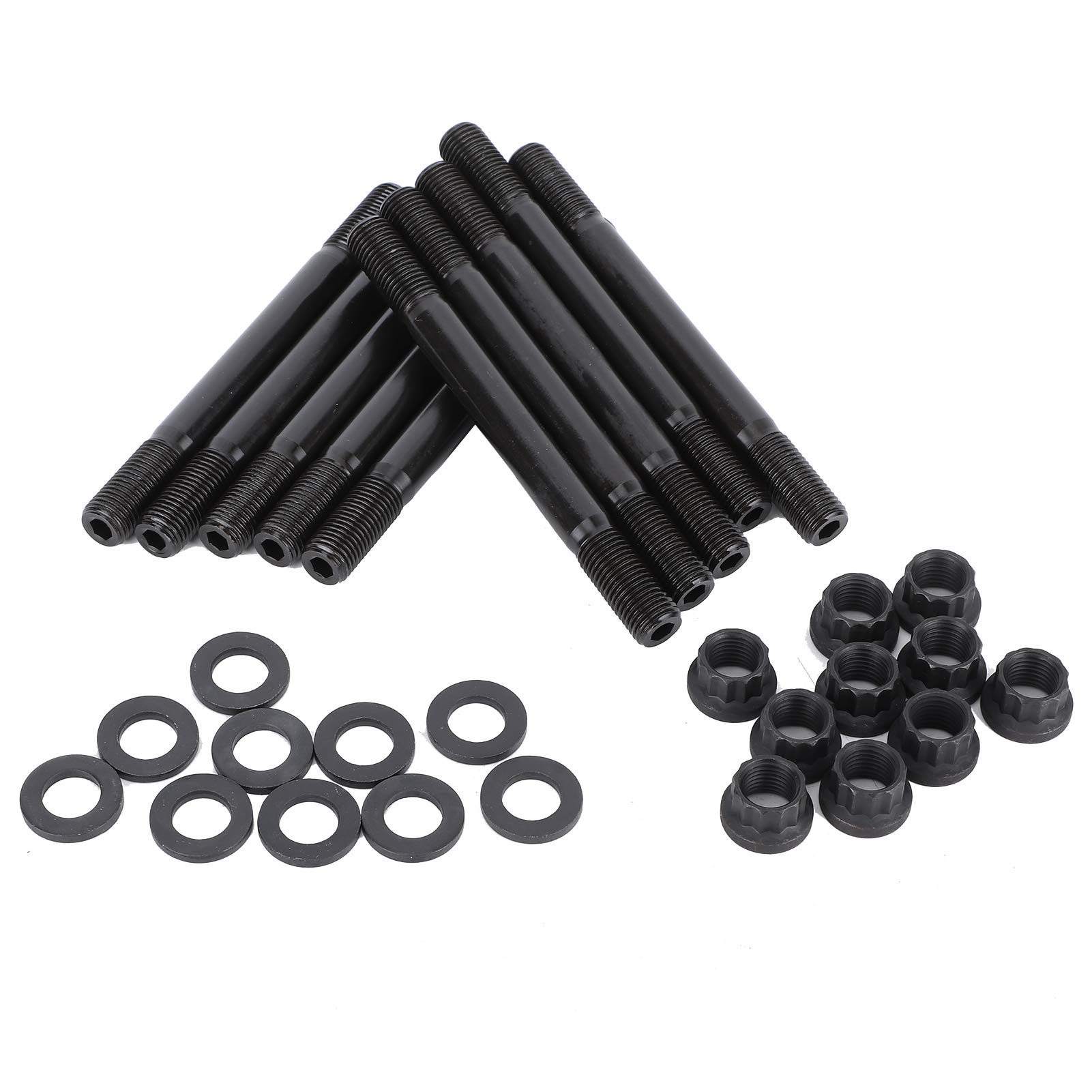 Perno testata, kit di fissaggio bulloni testata motore 207-4203 per blocco motore compatibile con Eclipse EVO8 EVO9 dal 1994 in poi