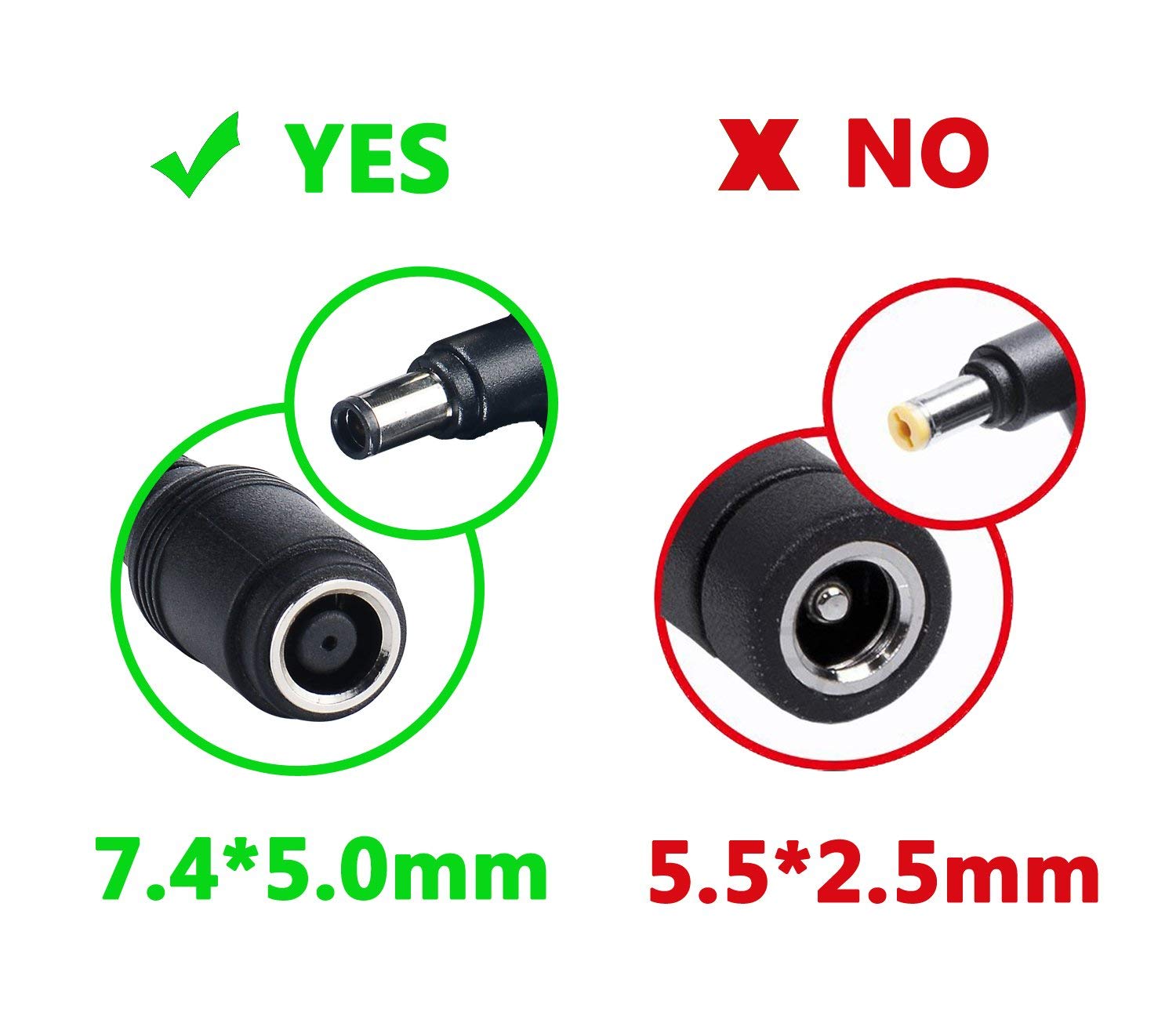 Adattatore Di Alimentazione Per Laptop HP – 3 Pezzi, Convertitore Da 5,5x2,1 Mm Femmina A 4,5x3,0 Mm Maschio
