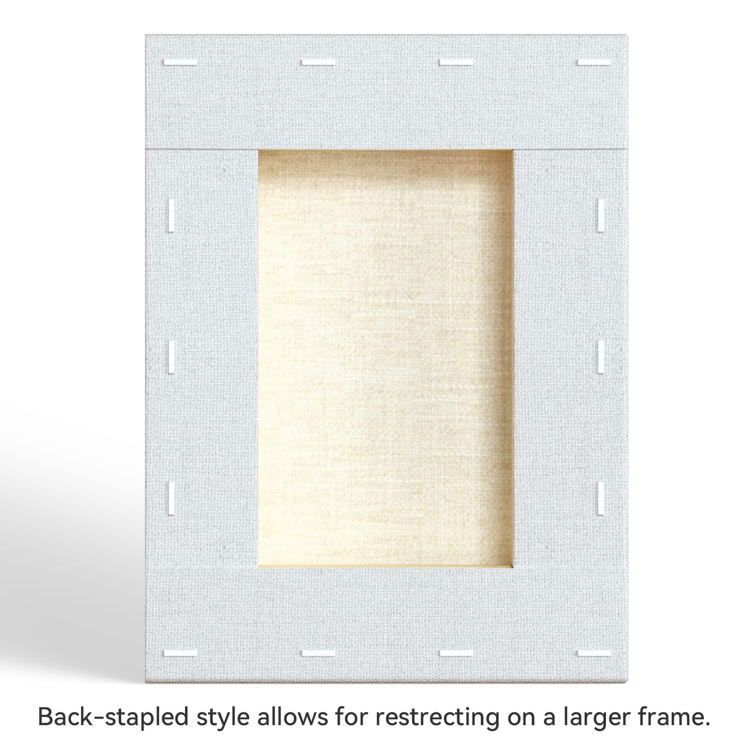 PHOENIX Künstler-Leinwand, 15,2 x 20,3 cm, 6 Stück, kleine gespannte Leinwände zum Malen, 1,9 cm Profil, 100 % Baumwolle, 325 ml, Gesso grundiert, weiß, blanko, professionelle Leinwand, Öl- und
