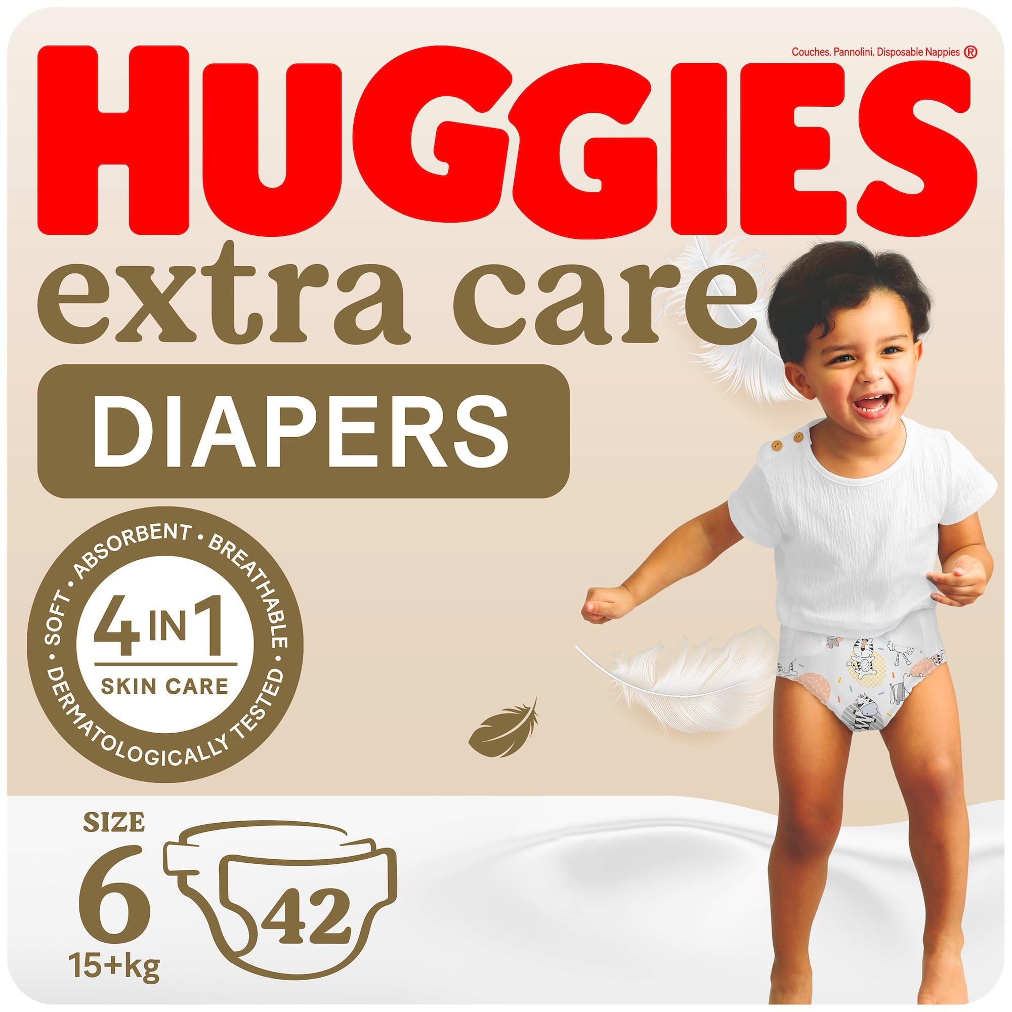 Extra Care, Size 6, 15+ kg, Jumbo Pack, 42 Diapers
