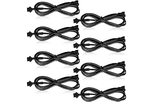 Kanayu Premium RGB LED Multicolor Extension Cords (8-Pack)