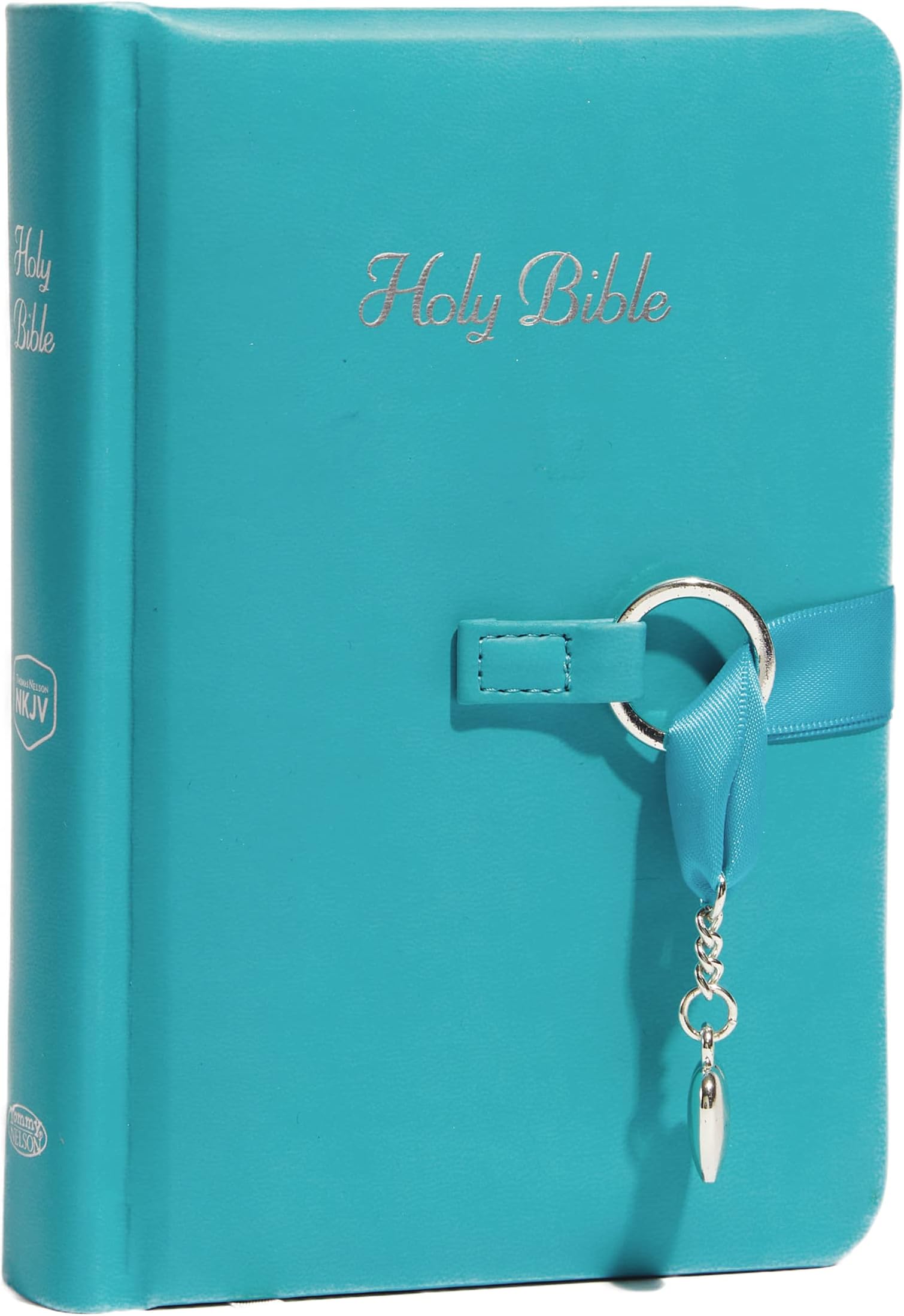 NKJV, Simply Charming Bible, Hardcover: Charm Bible Blue Edition: New King James Version, Blue Leathersoft, Simply Charming
