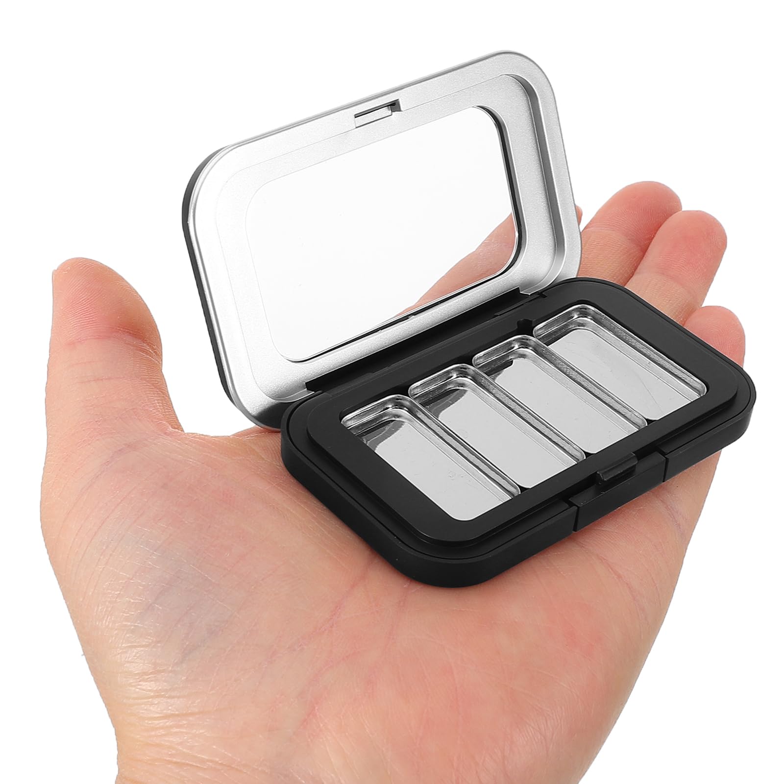 minkissy 1 Set Empty Eyeshadow Palette Magnetic Makeup Palettes with Mirror - Image 3