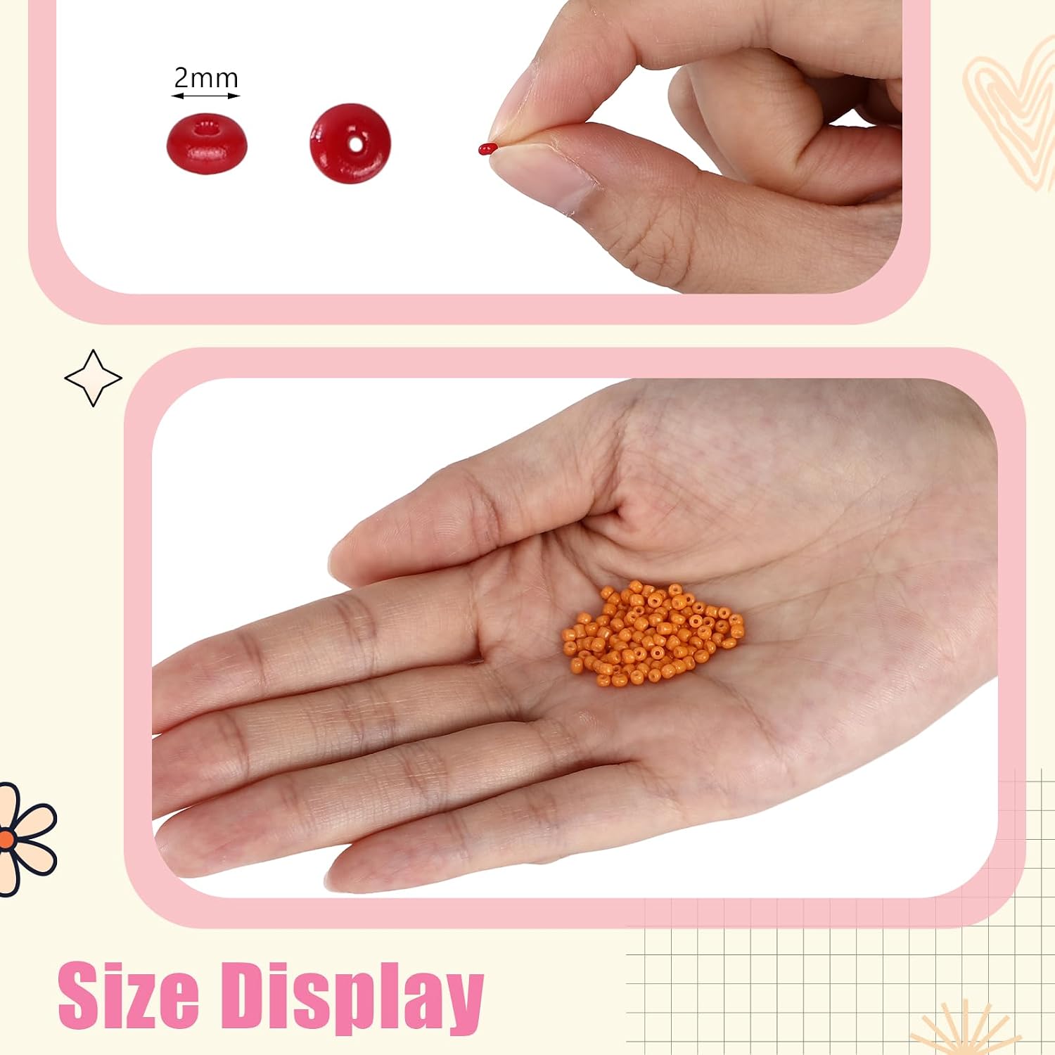 Rivvlive 138000 Pcs Glass Seed Beads, 288 Colors for Jewelry Making, 2mm