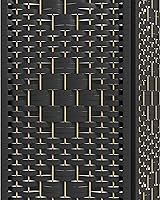 Vista 8 de HOMCOM Divisor de habitación de 3 paneles, pantalla de privacidad plegable, separador de habitación de 5.6 pies, divisor de pared de división Negro