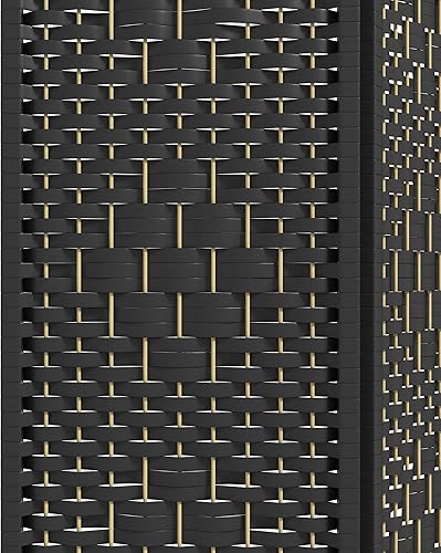 Miniatura 8 de HOMCOM Divisor de habitación de 6 paneles, pantalla de privacidad plegable, separador de habitación de 5.6 pies, divisor de pared de división
