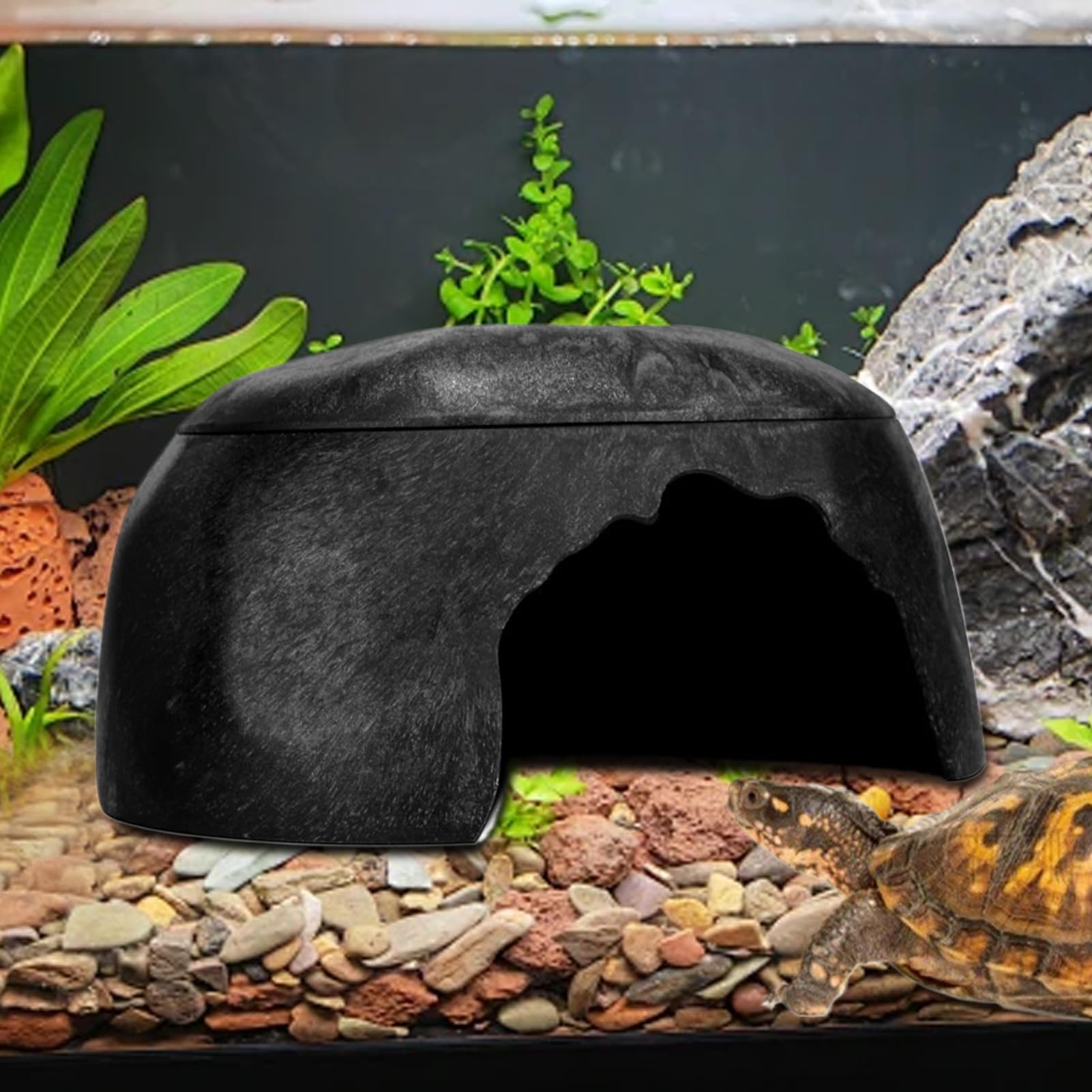 Habitat dla węży Dekoracje do terrarium, kryjówki dla zwierząt | Schronienie dla jaszczurek Dla gekonów lamparcich, agam brodatych, żółwi, żab, jaszczurek, do użytku