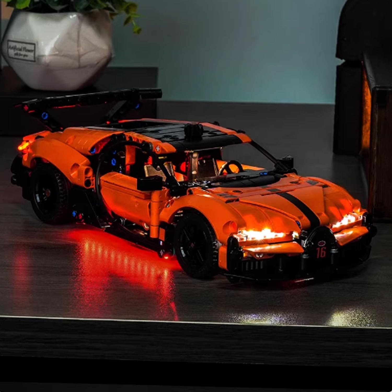 LED Lighting Kit Compatible with Lego 42222 Sports Car Series LED Light Set (Model Kit Not Included - Lighting Components Only)