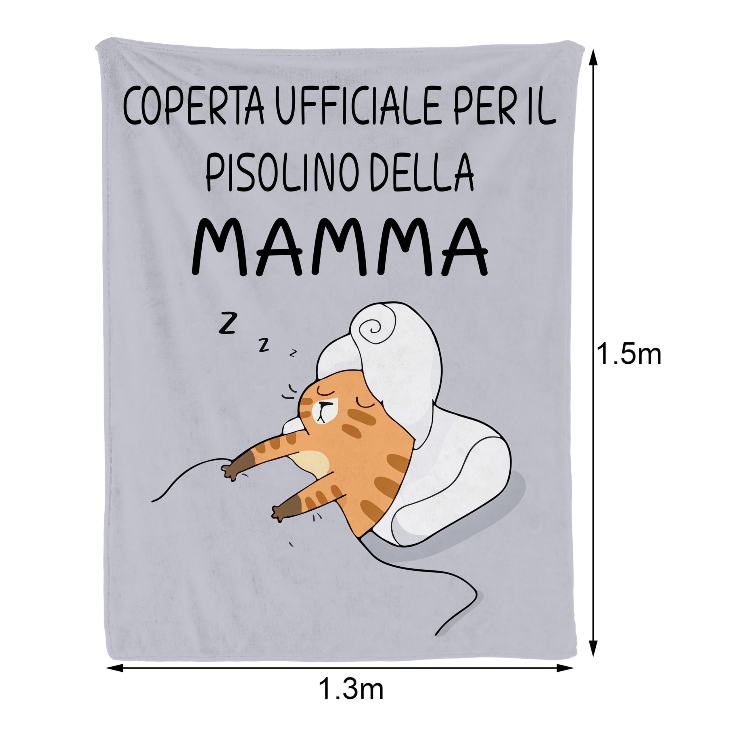 Merclix Festa Della Mamma Idee Regalo Flanella Coperta 130x150cm Regalo Mamma Compleanno Regali Natale Donna Divertente