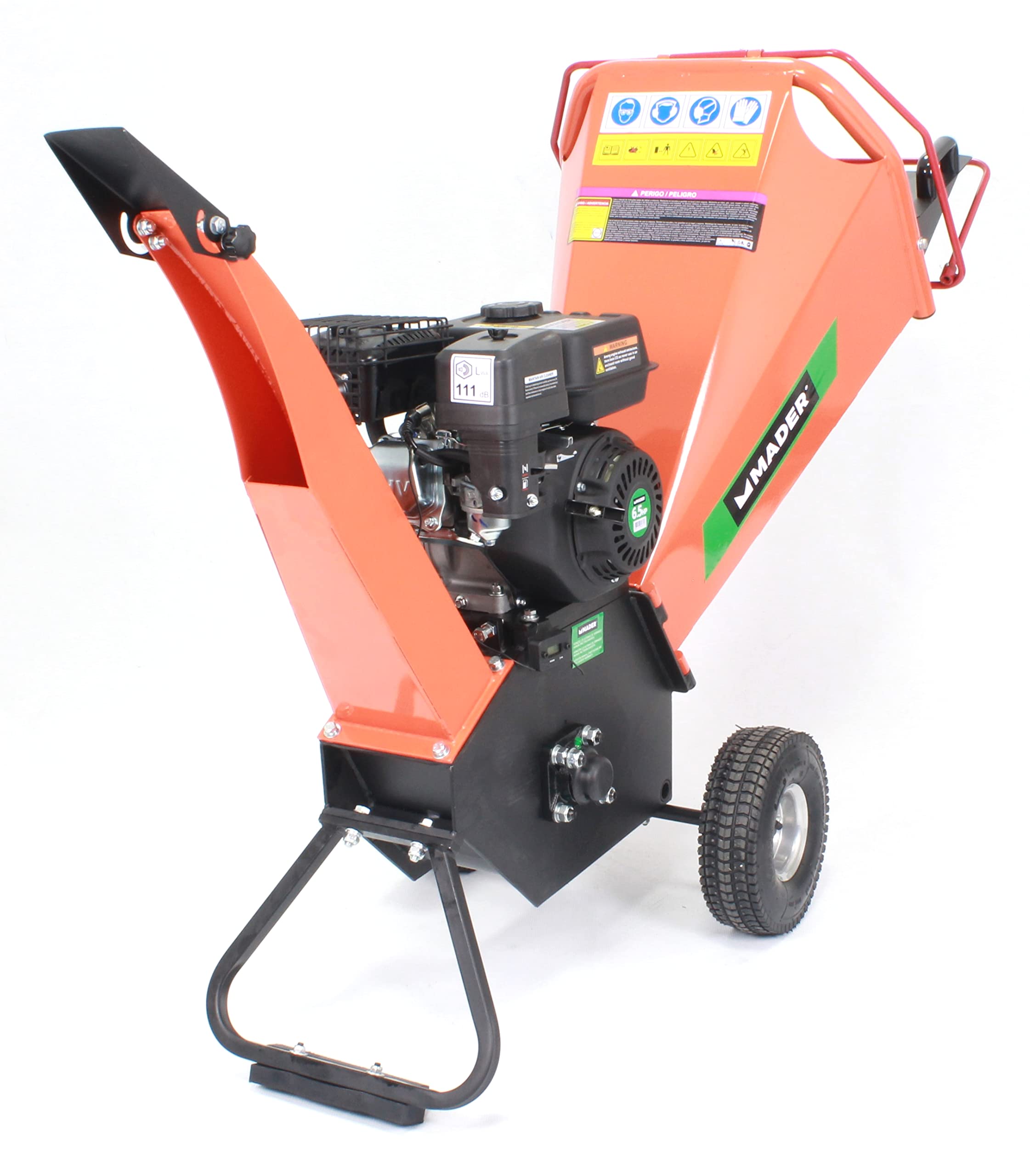 Triturador Agrícola, Hojas y Ramas, 6.5HP, 100mm - MADER® | Garden Tools