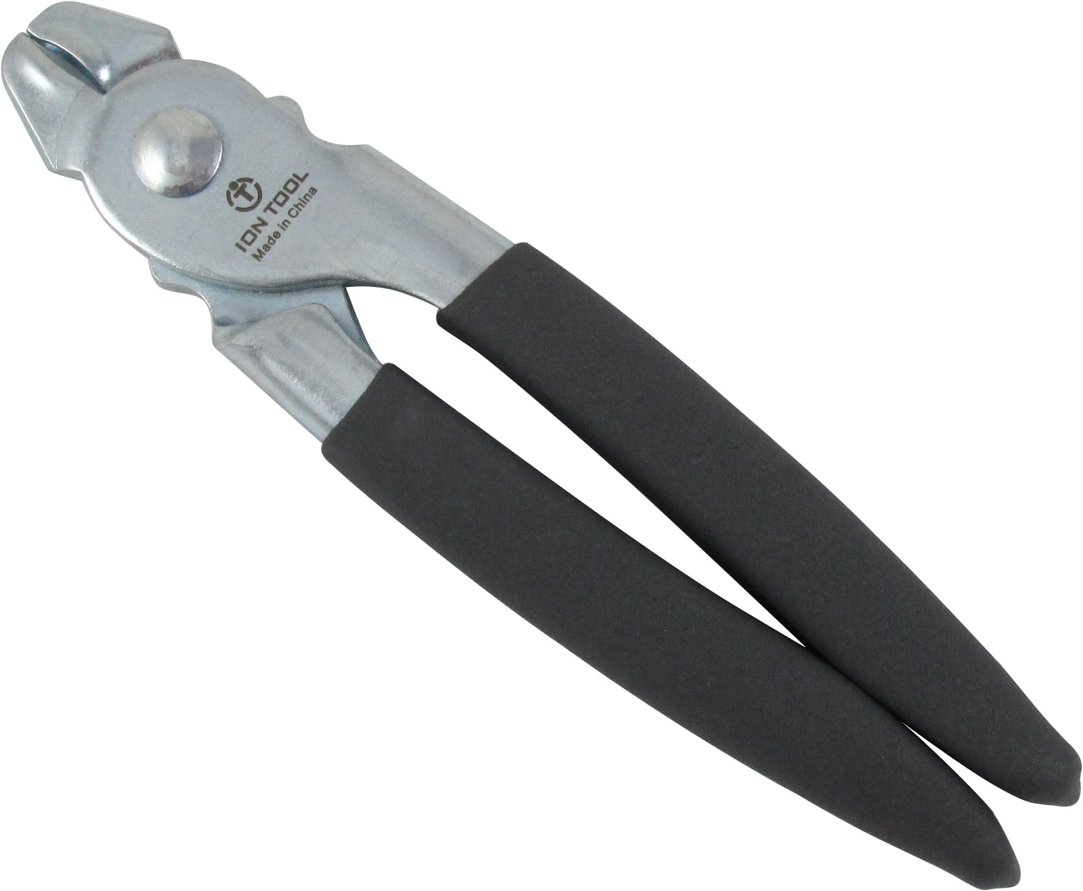 Hog Ring Pliers, Steel with Cushion Non-Slip Grips - for Upholstery, Sausage, Bagging, Bungee Cords, & Fencing