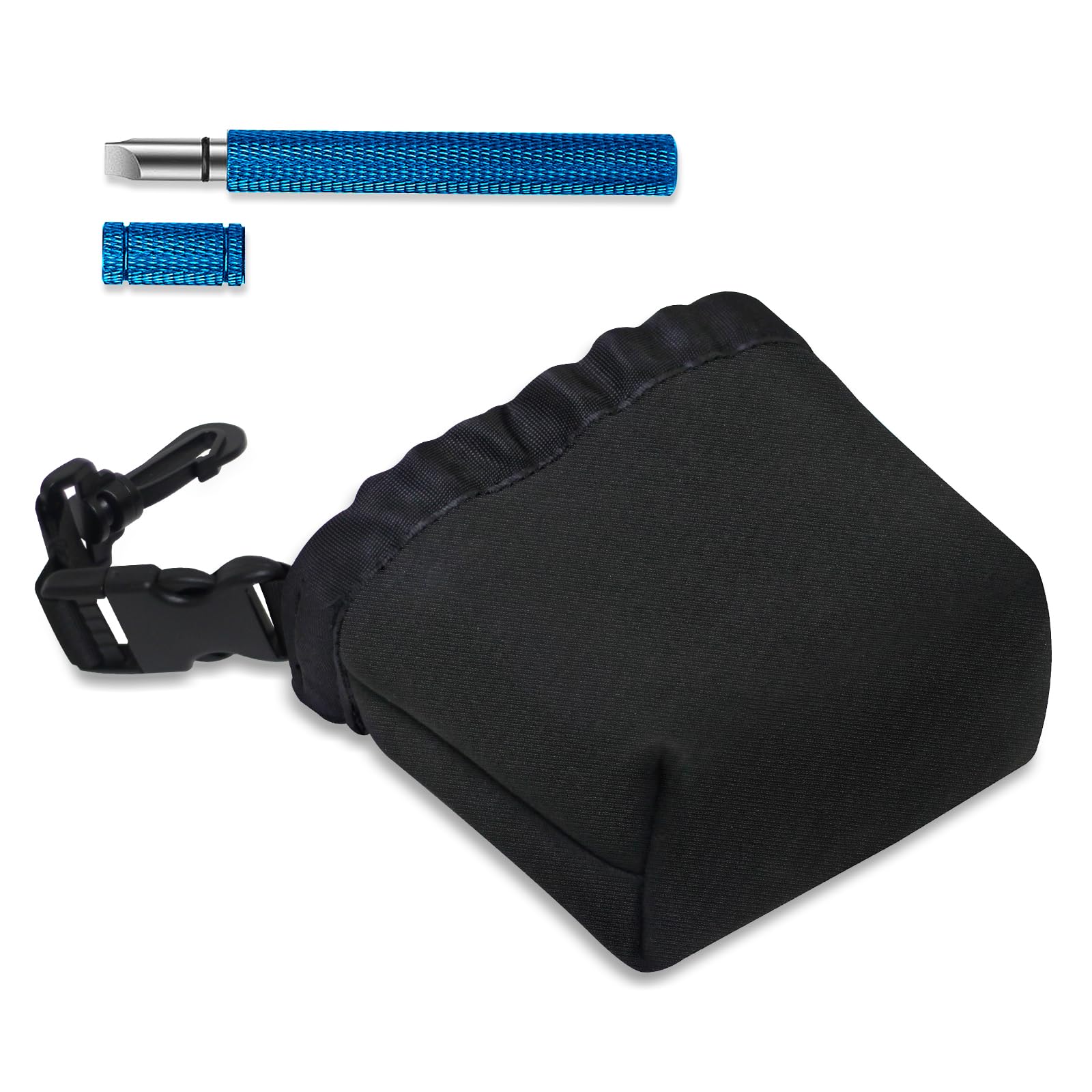 GIMURM Golf Club and Golf Ball Cleaner Tool Kit,Golf Club Groove Sharpener and Waterproof Cleaning Bag for Golfer, 2 in 1 Golf Accessories Gifts for Men and Women