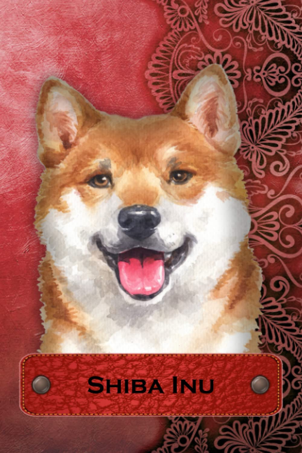 Shibu Inu Notebook: Adorable 6x9 120 page Shibu Inu Dog Composition Notebook Diary Journal