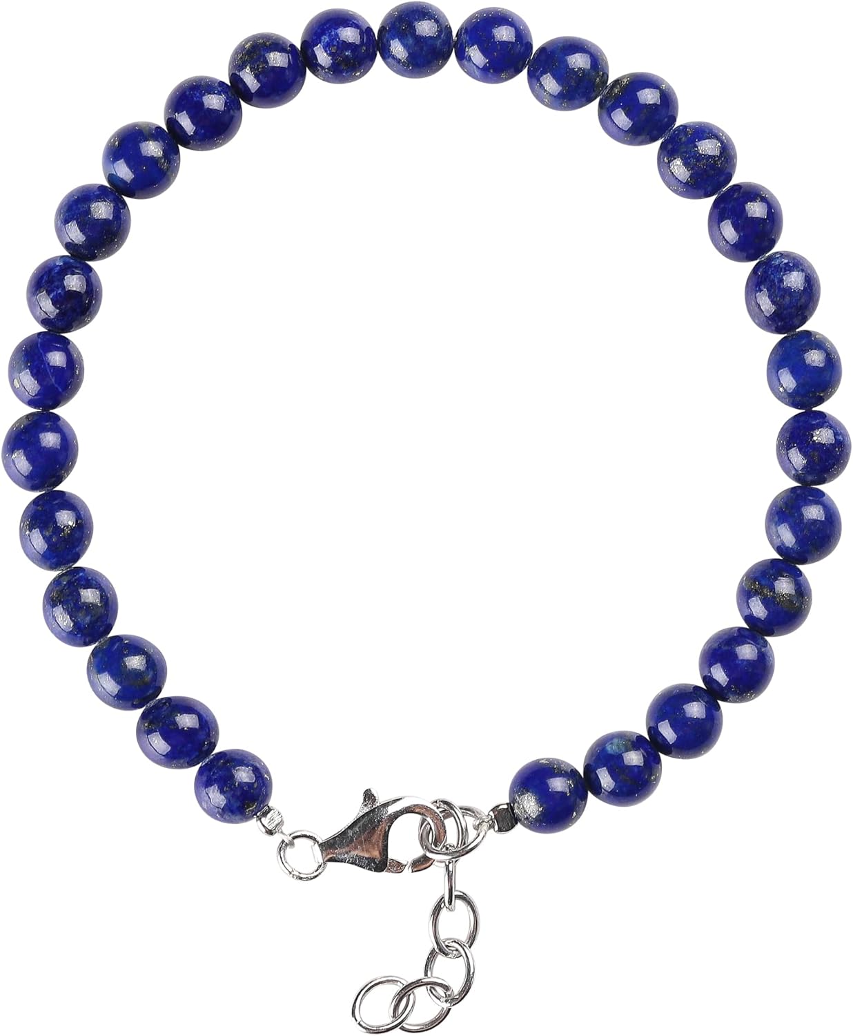 Elegant Lapis Lazuli Beaded Adjustable Bracelet for Women - Exquisite Handmade lapis lazuli bracelet