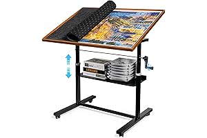 Sunix 1500 Pieces Jigsaw Puzzle Table with Legs