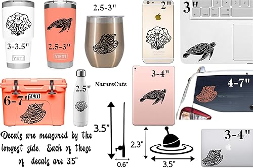 Miniatura 8 de Stingray Decal, Stingray Vinyl Decal, Stingray Sticker, Manta Ray Decal, Ocean Decoration, Ocean Decal