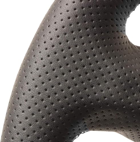 Vista 58 de Funda de volante de piel auténtica para Toyota Tacoma 2012-2020/Toyota Tundra/2010 2011 2012 2013 2014 2015 2016 2017 2018 2019 2020 Toyota 4 Piel