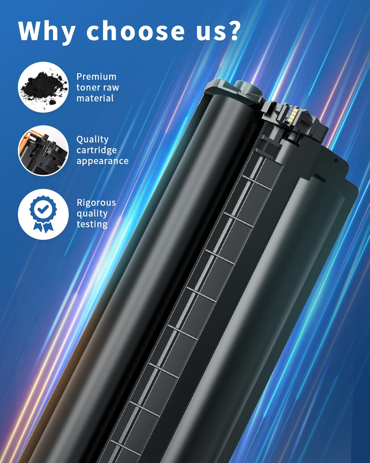 colorfly 142A [ Con Chip ] Toner Compatibili per HP 142A W1420A 142X W1420X per Laserjet MFP M140w M110w M140 M110 M139 M139w (1 Nero)