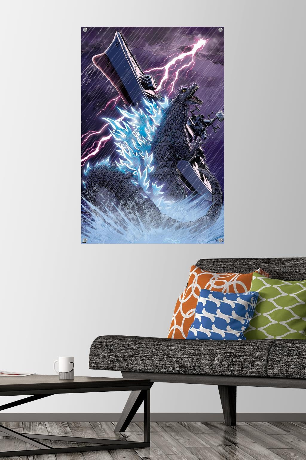 ジェイソン.レイシュ怪獣総進撃GODZILLAゴジラポスターシルクスクリーン m77312403971_1.jpg?1763941582