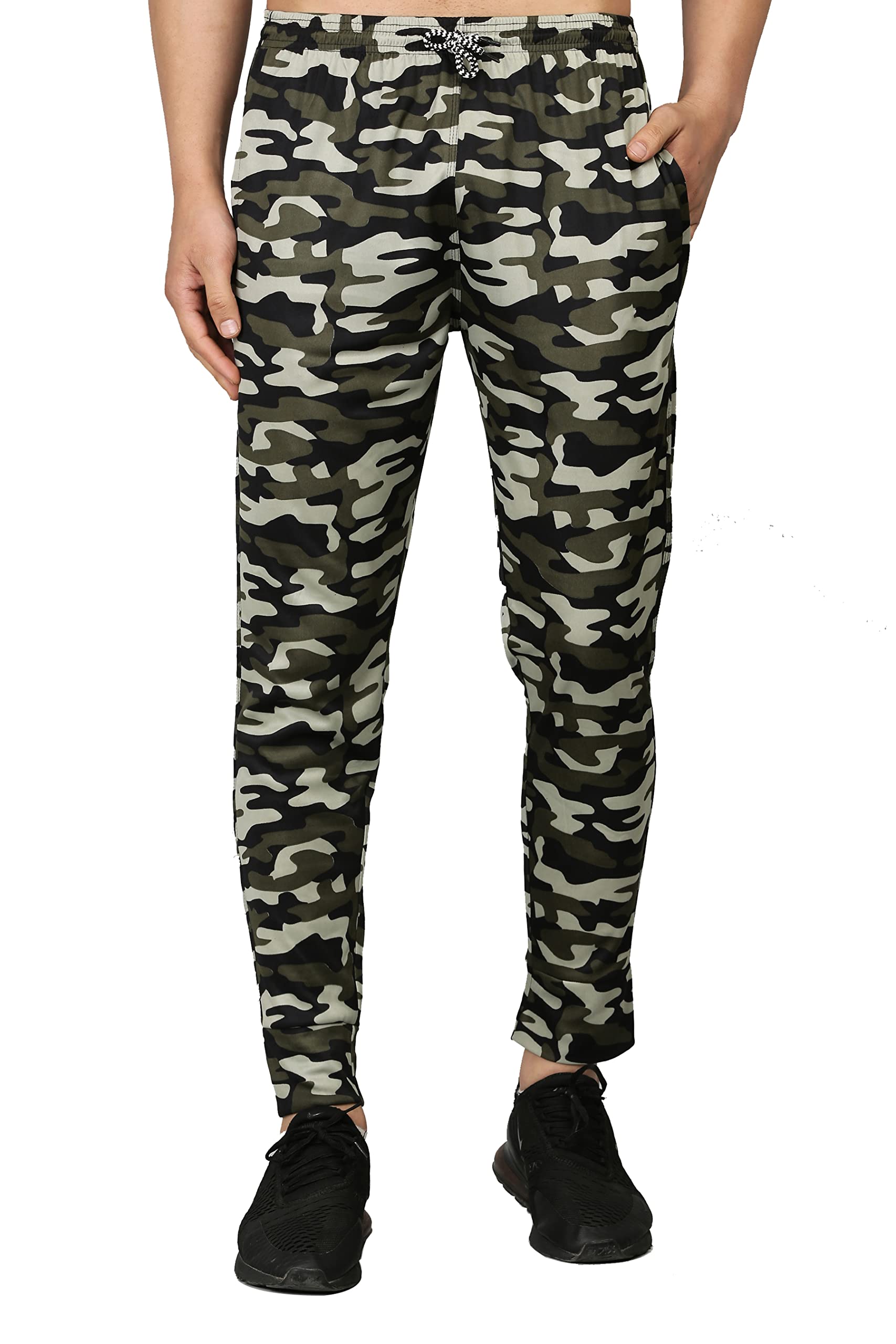 SWADESI STUFFDry Fit Track Pant for Men | Slim Fit Running Gym Stretchable Jogger