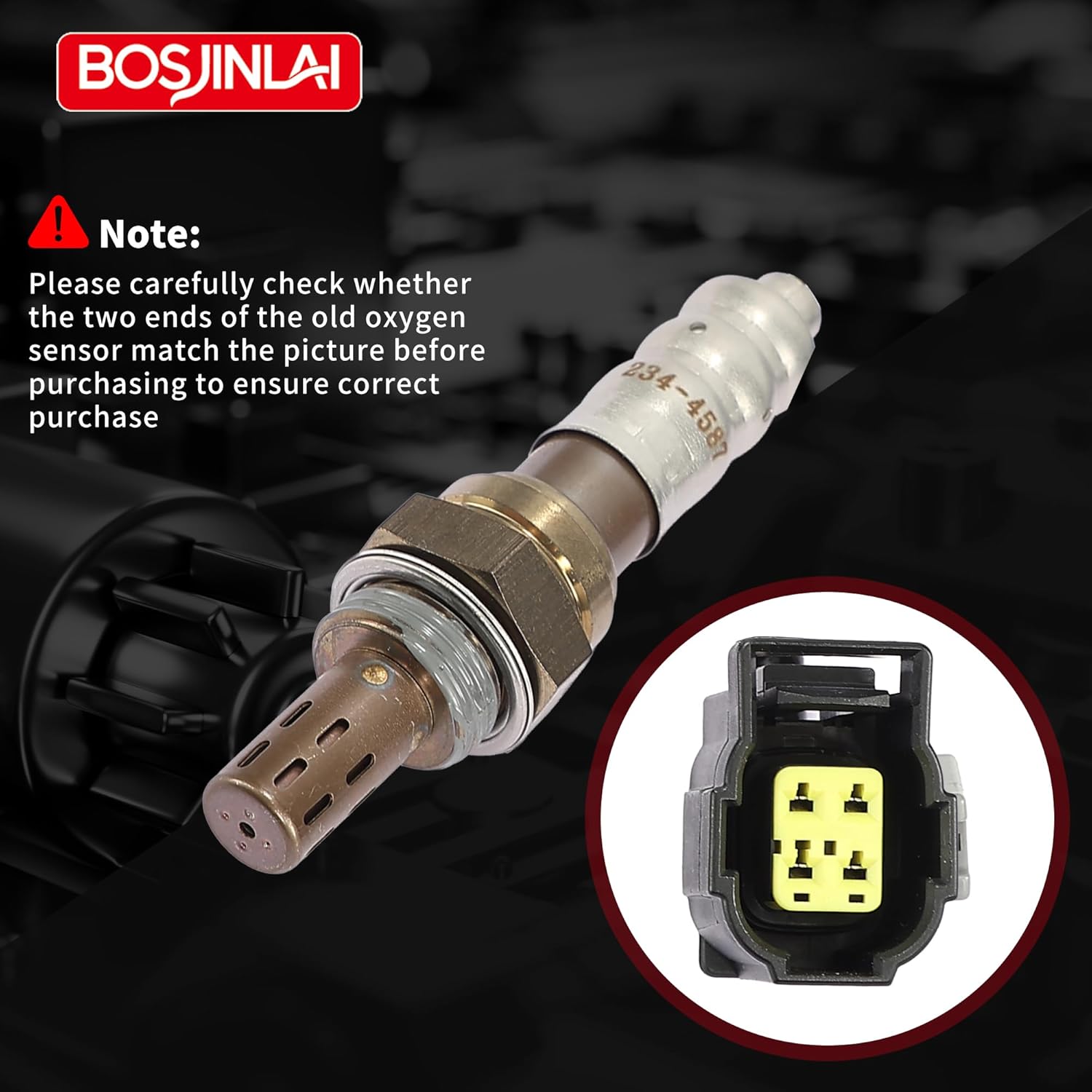 O2 Oxygen Sensor Upstream Downstream for Chry 200, for Dodge Charger Grand Caravan Nitro for Journey, for Jeep Commander Compass Grand Cherokee Liberty Wrangler JK 2Pcs