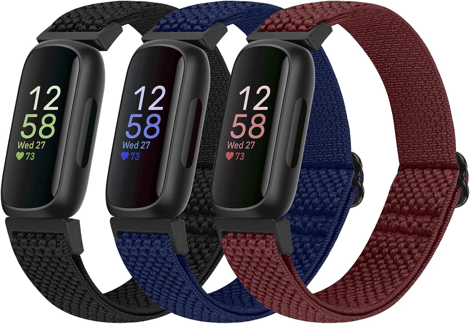 Cinturino Fitbit Inspire Elastico - Nylon Regolabile Per Inspire 2/3/Ace - Foto 6