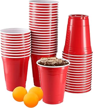 Chinet 18 Oz Red Cups 240Count, 240 Count - By Kandy Collection