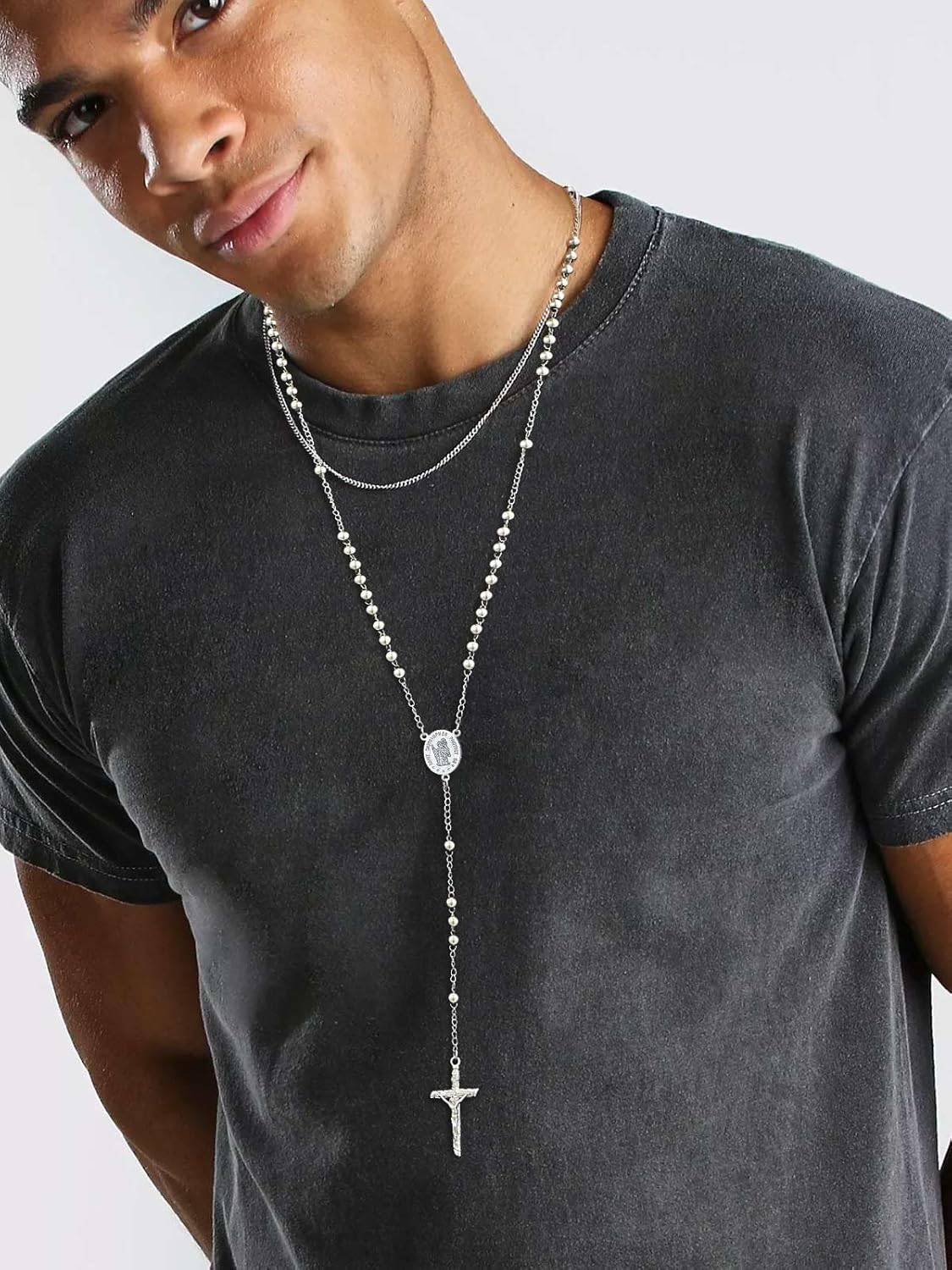 Supcare Rosary for Men Women Catholic Necklace Rosary Beads,Customized (with Gift Packing) - Image 3