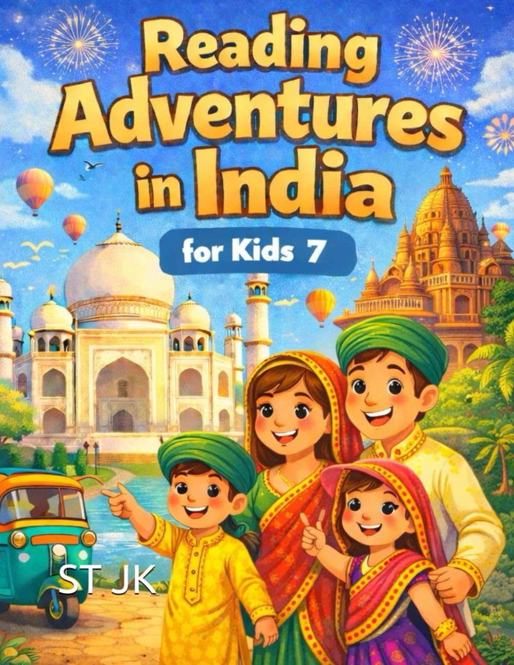 Reading Adventures in India for Kids 4-8: A Fun Early Reader Book with Simple English Sentences