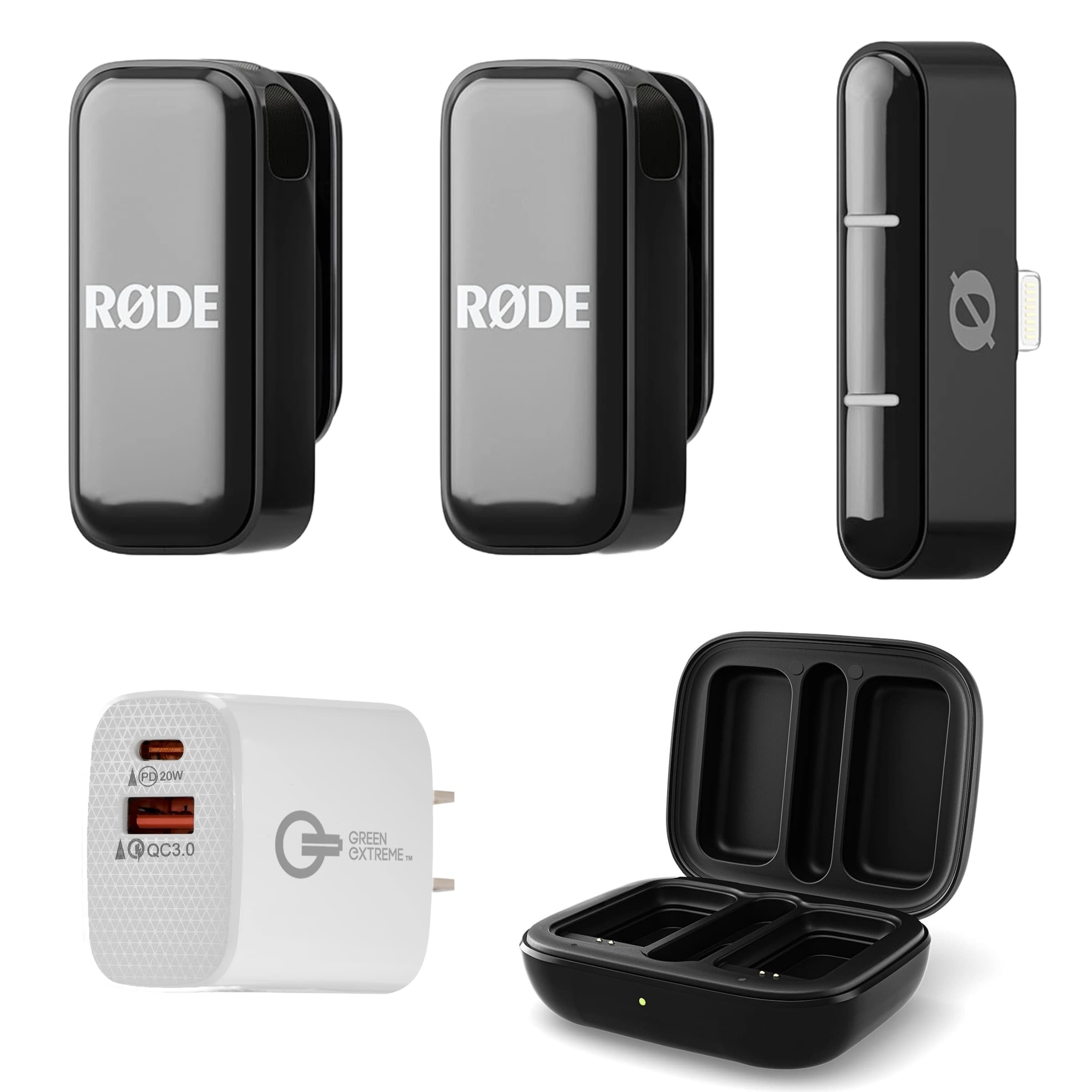 RØDE WIRELESS MICRO Lightning ワイヤレスピンマイク Rode Wireless Micro Microphone Kit - Lightning Connector