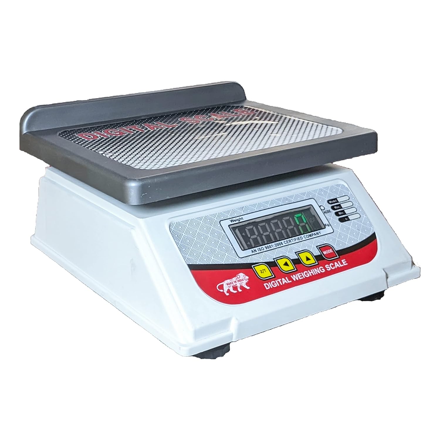 Dhara 30kg scale for shop and kitchen weight machine with green display 72hrs battery backup