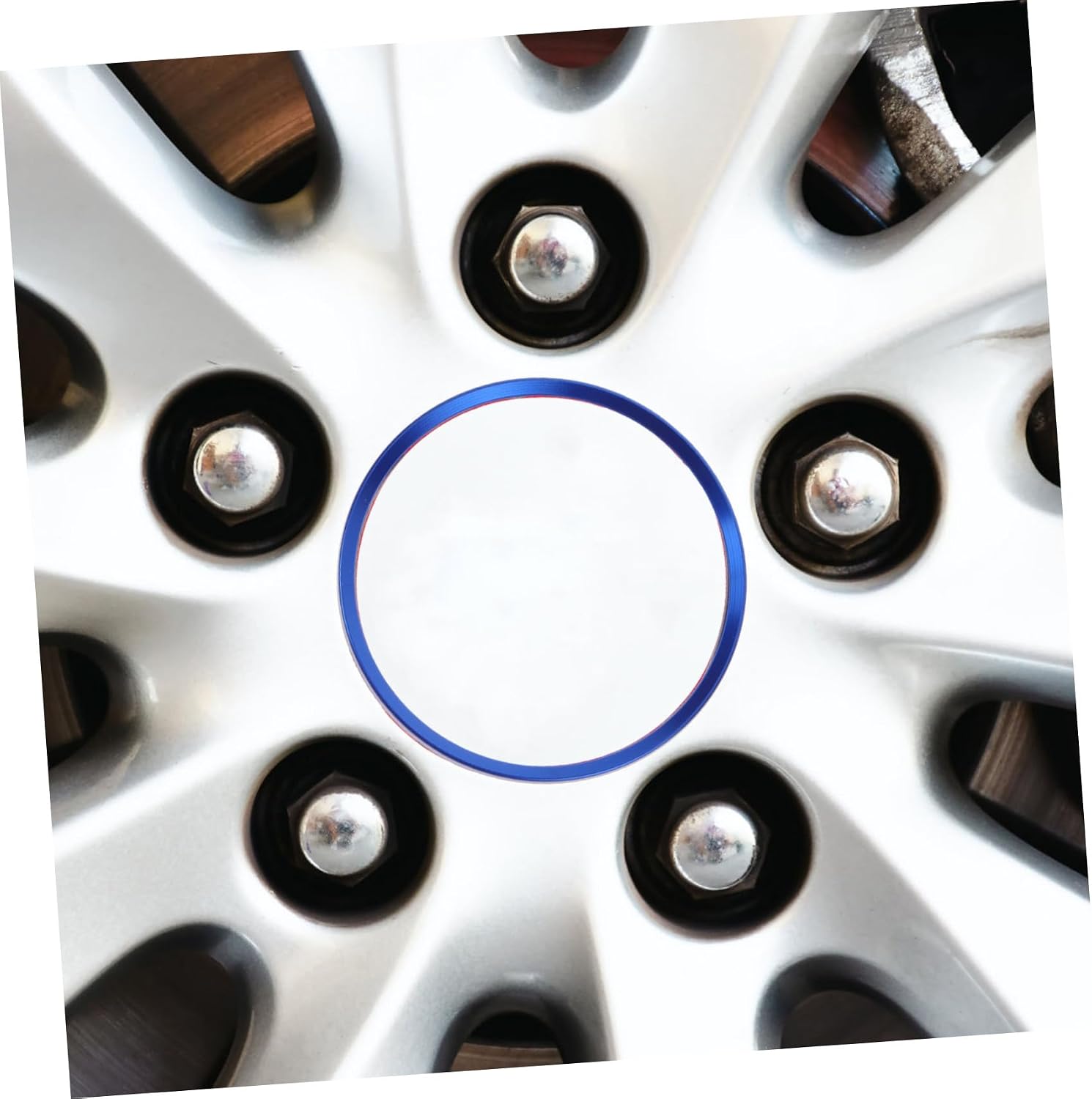 ULTECHNOVO 4pcs Car Tire Hub Cover Trim Stylish Wheel Decoration Compatible Easy Installation
