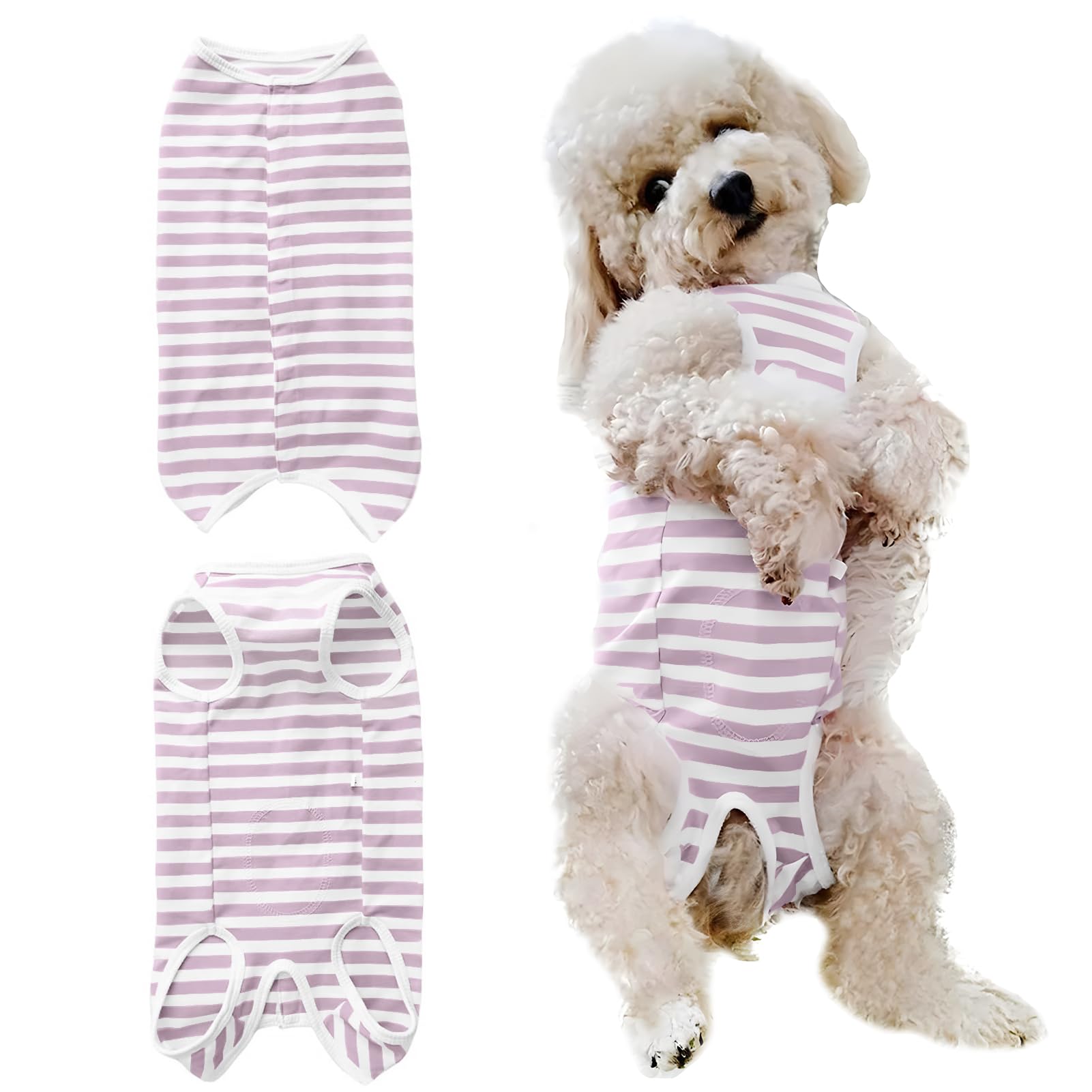 Paipeper Dog's Recovery Suit Post Surgery Shirt for Puppy, Small Dog Surgical Recovery Suit for Female Male Dogs, Dog Onesie Protect Surgical Wound(