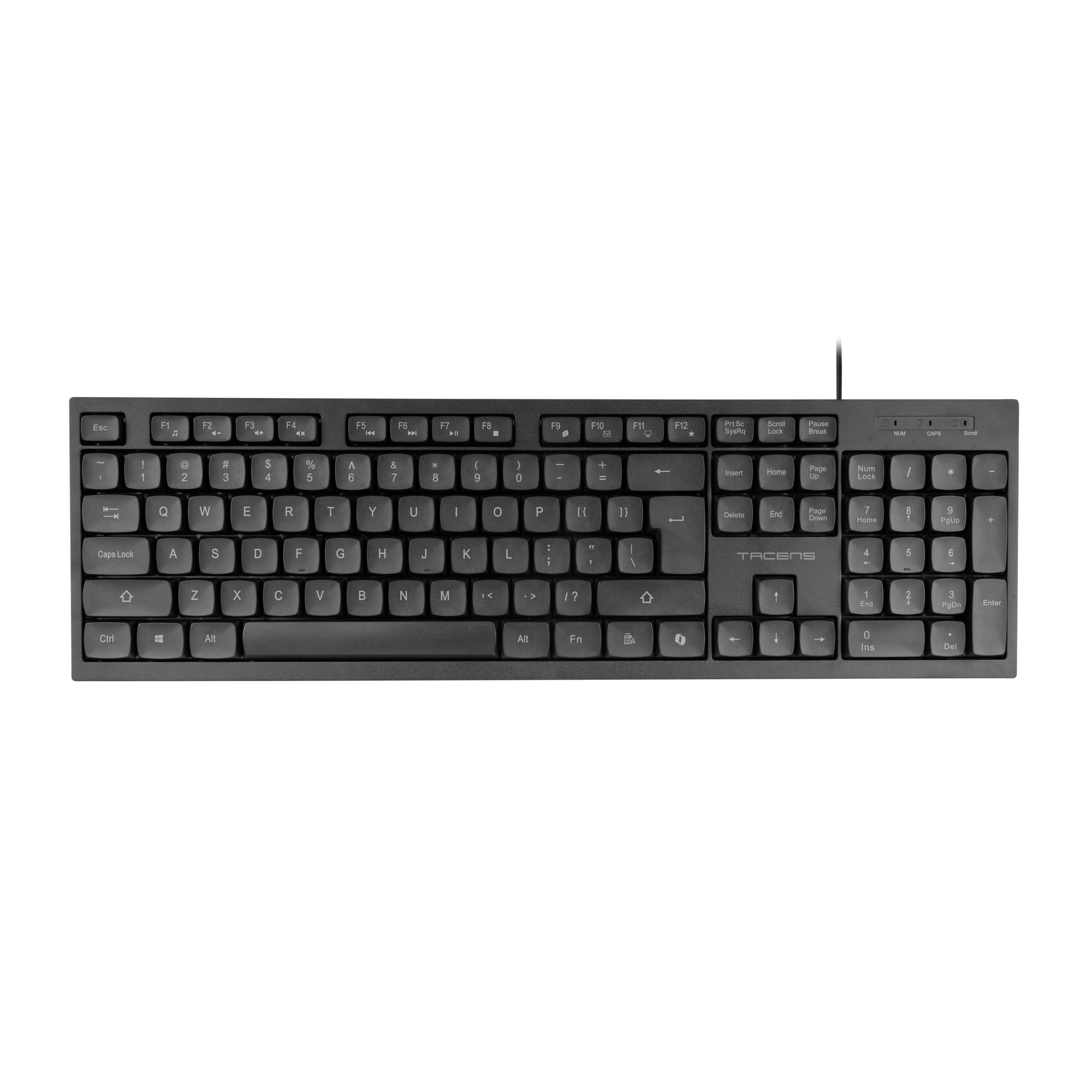 TACENS ANIMA AK02, Full PC Keyboard, Compact Format, Low Profile Silent Keys, SmartKey Copilot AI, Windows|Linux|Mac |PS4|PS5|XBOX ONE|XBOX SERIES X-S|Switch|Switch 2, English US