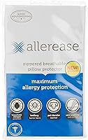 AllerEase King Allergy Pillow Protector - Dust Mite Proof, Breathable Fabric, Lifetime Warranty
