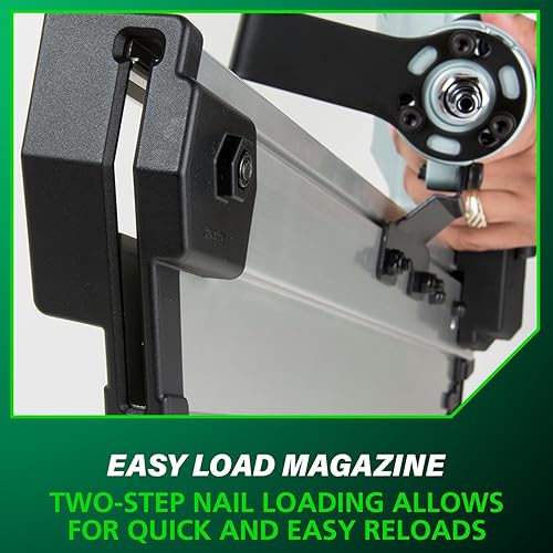 Miniatura 8 de Metabo HPT Clavadora de encuadre  Neumática  Para LVL  Clavos de marco de plástico de 2-38 a 3-12 pulgadas  0.162 pulgadas, cabeza completa  21