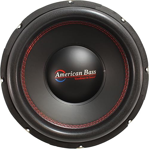 Miniatura 4 de Par de subwoofer American Bass de 12 pulgadas, 3200 vatios, 3 pulgadas, doble bobina de voz de 4 ohmios, Titan