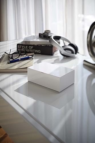 Miniatura 3 de Yamazaki Industries 7862 - Estuche para toallitas húmedas, velo, color blanco