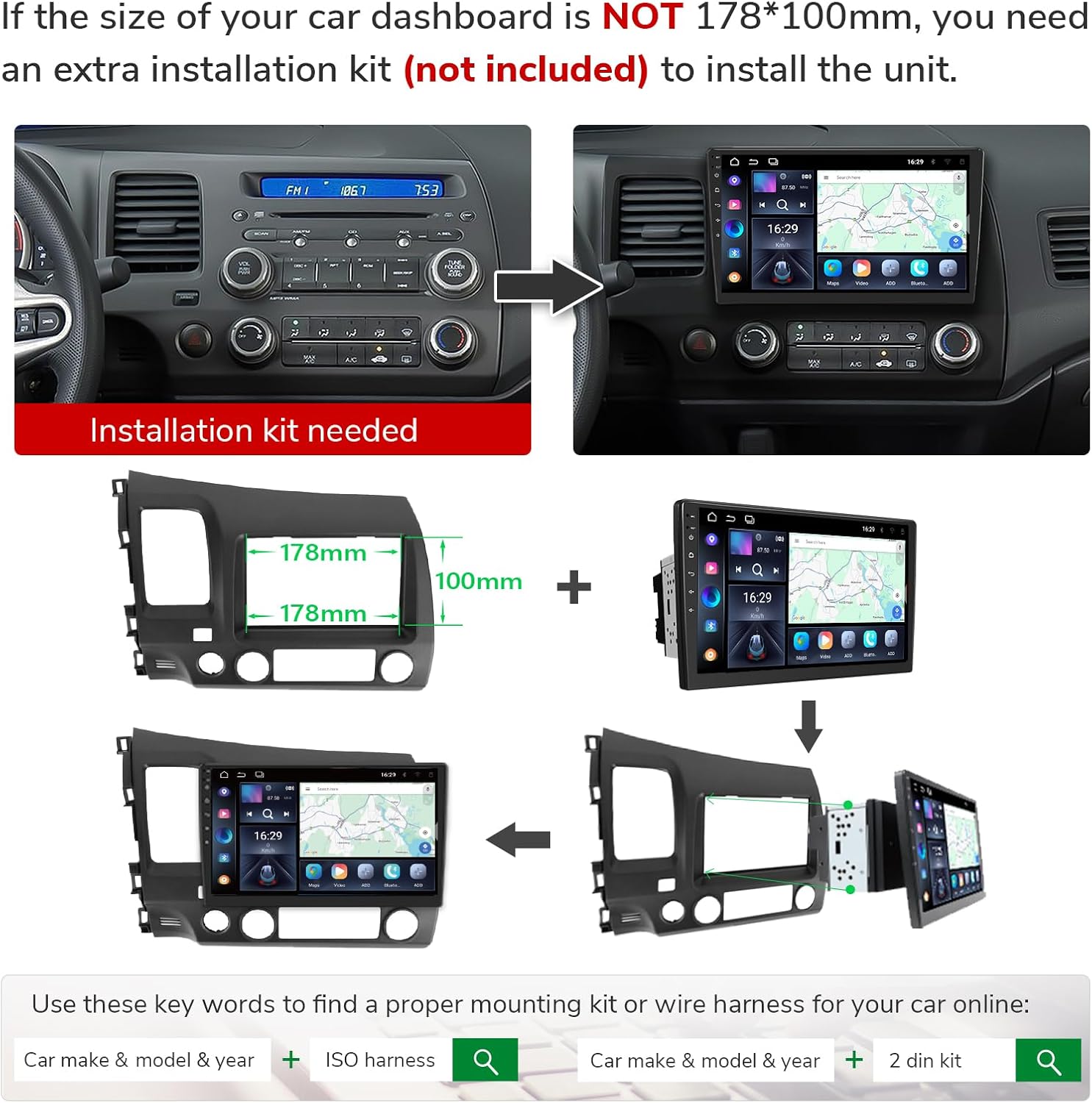 Installation Kit Requirement