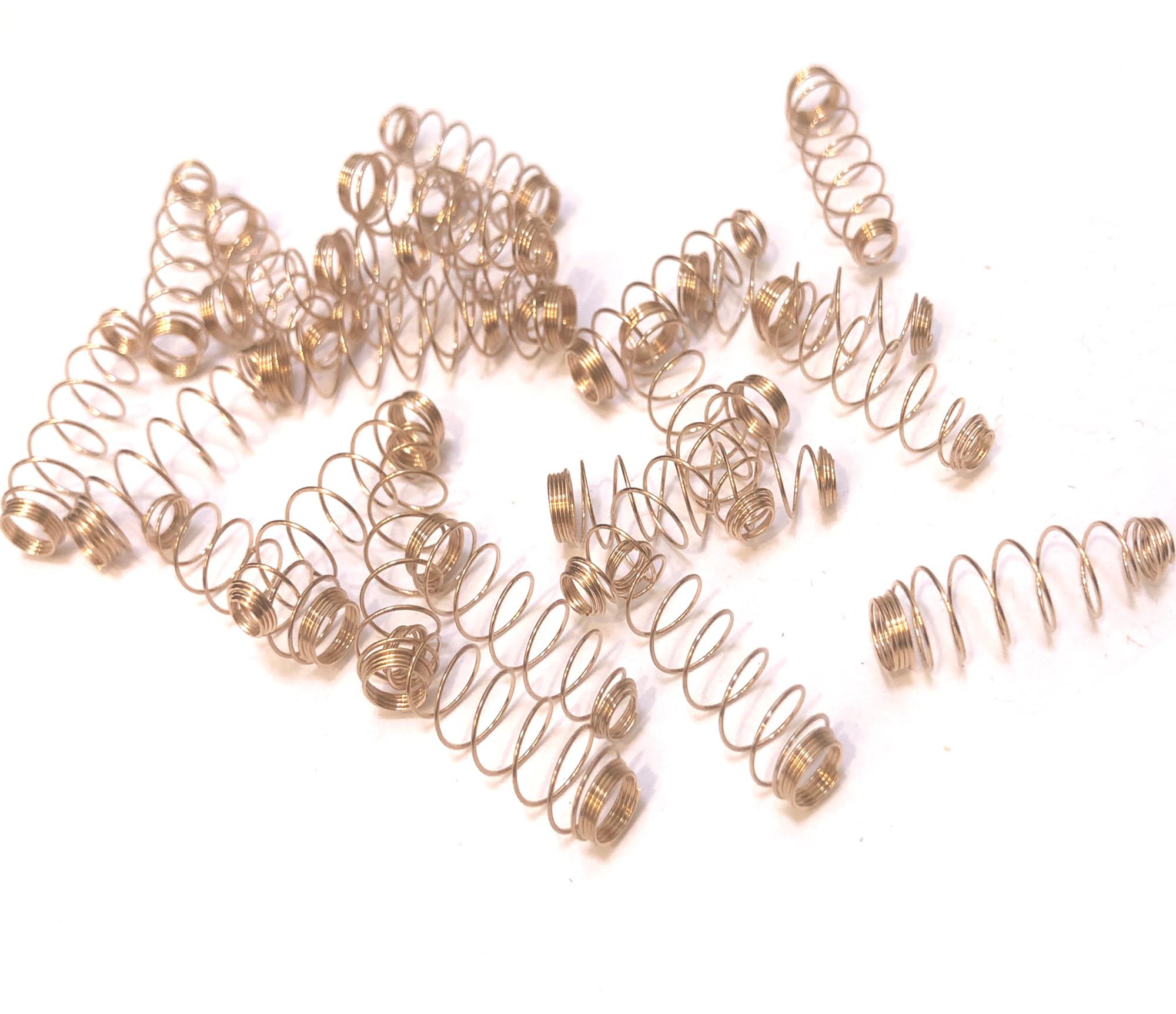 xjgmao 85 Pieces Copper Piano Coil Spring Piano Tuning Maintenance Tools Piano Linkage Spring Musical Instrument Parts Piano Maintain Accessories