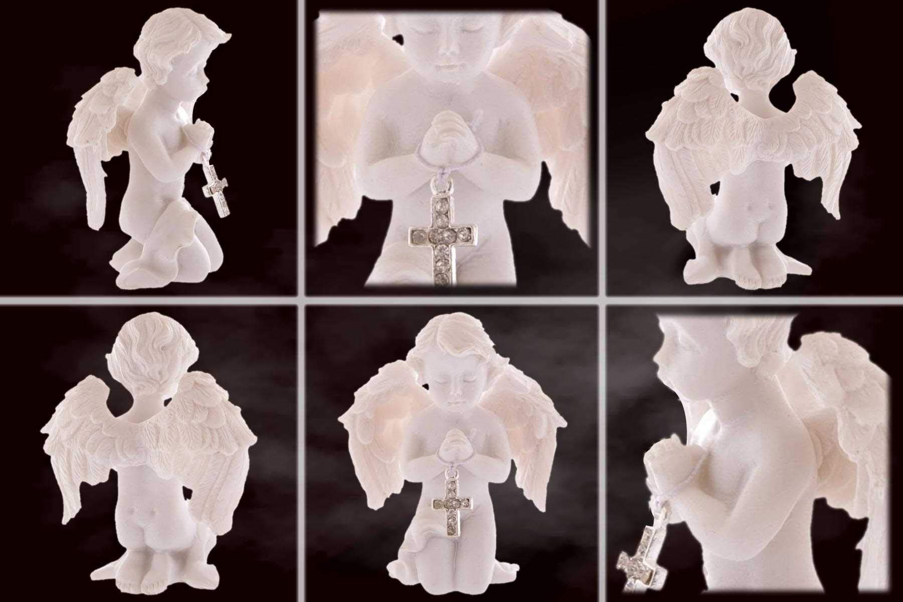 Ange Avec Un Cerf - Figurine D'ange De Décoration