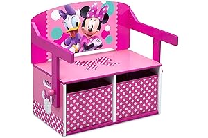 Disney Minnie Mouse Kids Convertible Activity Bench