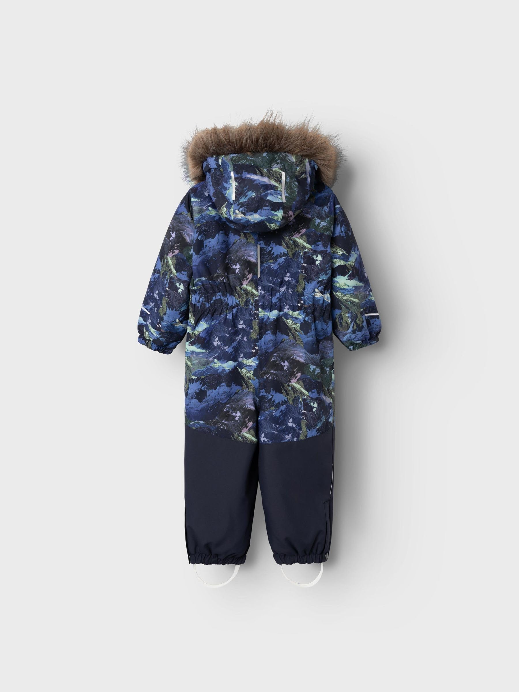 NAME IT Kombinezon śnieżny Chłopcy Nmmsnow10 Suit Line Aop Fo