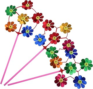 25pcs Windmill Outdoor Play Toys for Spinners for Outdoor Metal Decor Pinwheel Spinners Pinwheel Spinners Metallic Pinwheels Plastic Wind Spinners Kid Pinwheels