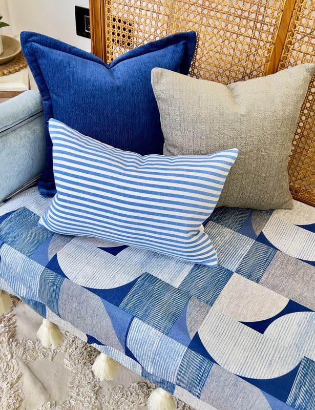 Image of Coral Orange Aztec Designer Sofa Cover with Corner Tassels for XL 3 Seater - Anti-Slip Sofa Throw, Large 3-Seater Couch Cover - Home Decor, Washable Sofa Seat Protector (120x200 cm)