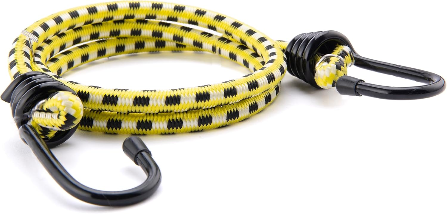 Keeper - 36” Vinyl Coated Bungee Cord, 10 Pack - UV and Weather-Resistant