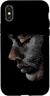 iPhone X/XS Dot Portrait Pointillism Case