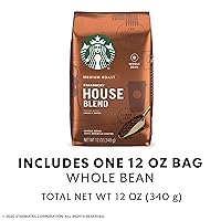 Vista 12 de Starbucks - Breakfast Blend - Café en grano de tueste medio, 100 % Arábica - 6 bolsas (12 onzas cada una)