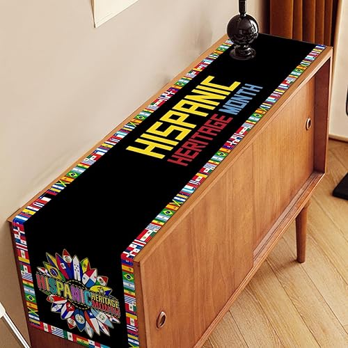 Miniatura 6 de Nepnuser Camino de mesa del Mes Nacional de la Herencia Hispana, decoración de la cultura de los países latinos, decoración del hogar, cocina,