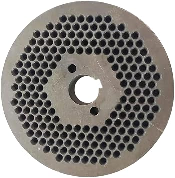 Plate for 4 Head Rollers Animal Feed Pellet Machine 4 mm Grinding Disc for Poultry Livestock
